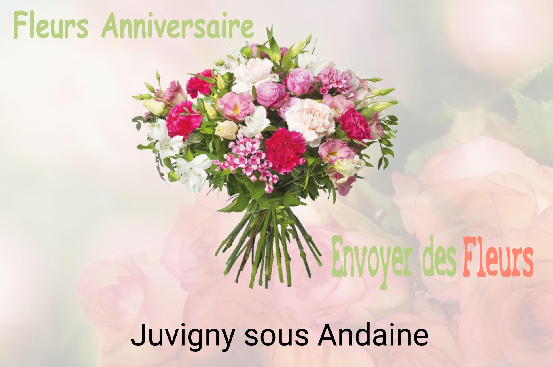 Bouquet de fleurs d’anniversaire livré à Juvigny-sous-Andaine